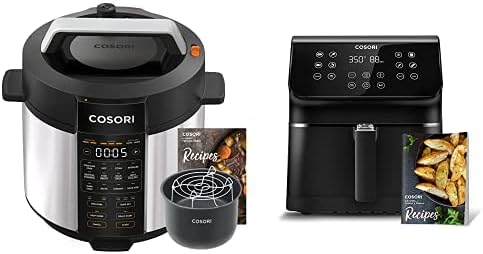 COSORI 9-in-1 Multi Cooker, 13 Presets, Electric Pressure Cooker, Paella Pans, Braiser Pans, 6QT, Black and Grey