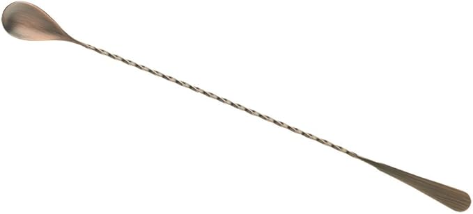 Barfly M37010ACP Bar Spoon, Japanese Style 13 3/16" (33.5 cm), Antique Copper