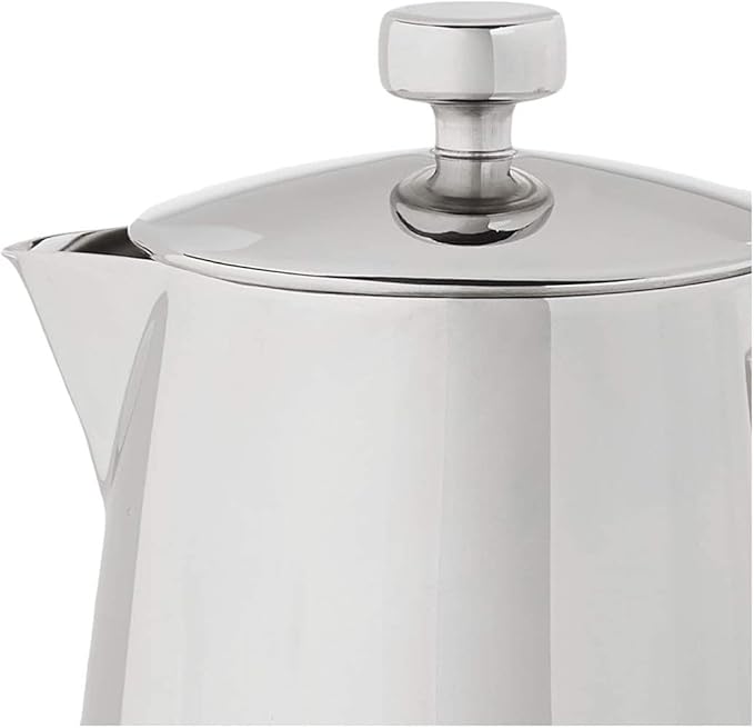 Cuisinox Roma Stovetop Espresso Maker COF-10R, Stainless Steel Coffee Percolator Stovetop, Heat-Resistant & Non-Reactive, 10-Cup Italian Espresso Maker Easy to Clean, Durable Stove Top Percolator