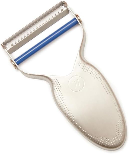 Milk Street Julienne Peeler, Vegetable Julienne Peeler, Peeler for Tough Veggies, Potatoes, Carrots, Squash, Stainless Steel Replaceable Blades, Dishwasher Safe
