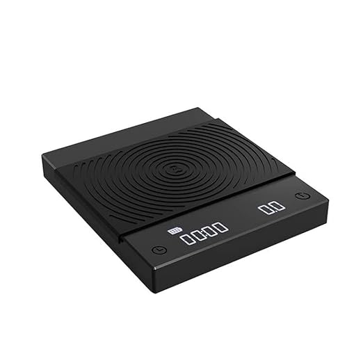 TIMEMORE Black Mirror Basic 2 Coffee Scale Espresso/Pour Over with Auto Timer and Flow Rate Function, 1600mAh, 2kg/0.1g Precision, g/oz Units, Portable Digital Scale for Kitchen/Baking/Cooking
