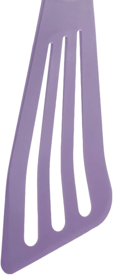 Mercer Culinary Hell's Tools Hi-Heat Slotted Spatula, 12 Inch x 3.5 Inch, Purple