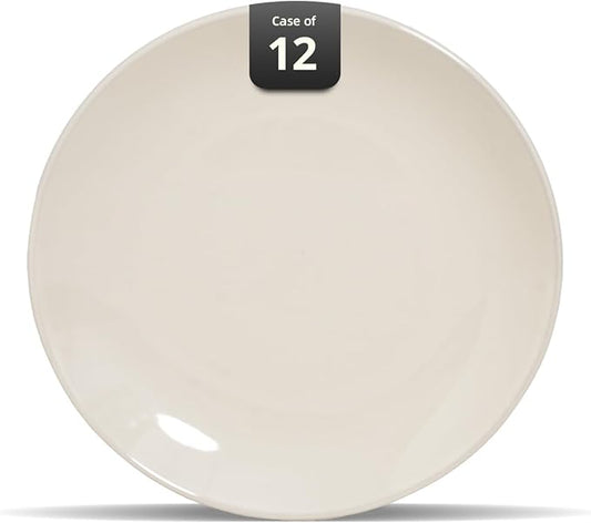 Stoneware Coupe Commercial Grade Dinnerware, Ivory, Plate 12.25", Case of 12