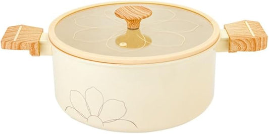 Non-stick Pan Household Wok Electric Two Ears Ceramic Pot Flat Frying Integrated