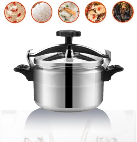 Pressure Cooker, Explosion Proof Stovetop Pressure Cooker with Double Bottom Canning Pot for Gas Stove Induction Cooker (3L)