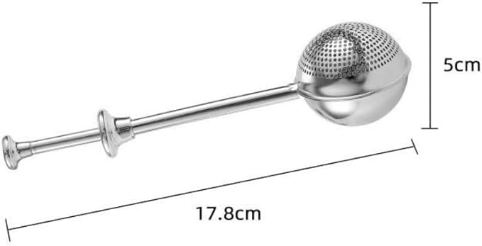304 Silver Stainless Steel Flour Powder Filter Spoon, Baker Dusting Wand For Sugar Flour Spices, Flour Sugar Powder Spoon Kitchen Tools Baking Sifters Baking Tools and Accessories kitchen product