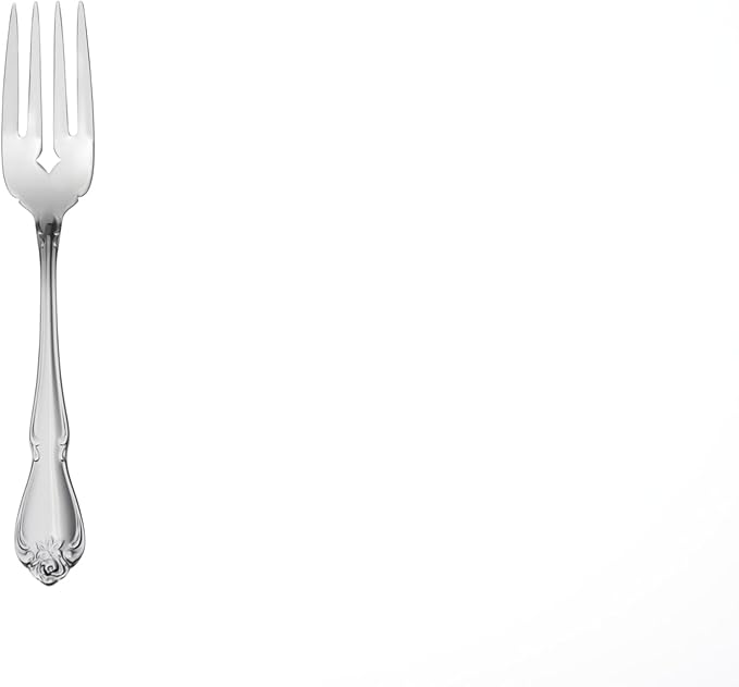 Oneida Silverware Set, True Rose Everyday Salad Forks 4-Piece Flatware Set, Service For 4, 18/0 Stainless Steel, Mirror Finish, Dishwasher Safe, Home & Kitchen Utensils, Salad Fork (Silver, 4 Pieces)