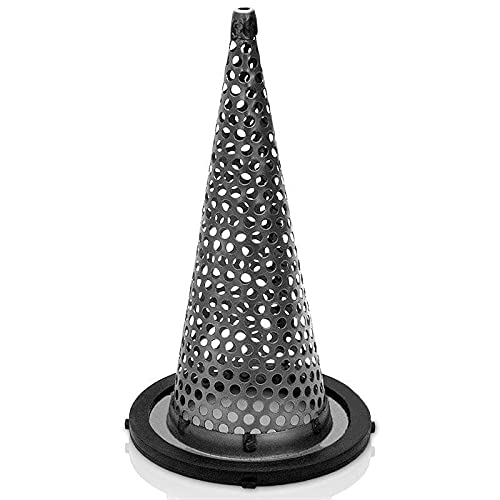 Gloxco 3" Funnel Suction Strainer, Witch Hat, Stainless Steel (STR-F300)