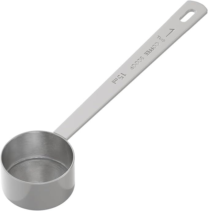LEIFENY 1PCS 1 Tablespoon Coffee Scoop, Long Handle Measuring Spoon, One tbsp (15ml) Stainless Steel Scooper