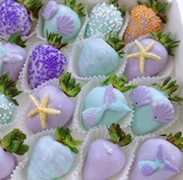 Mermaid Theme Cake Mold, Mermaid, Shell, Seaweed, Coral Silicone Mold Cupcake Toppers Mold for Candy,Chocolate,Fondant,Polymer Clay,Crafting Projects & Cake Decoration