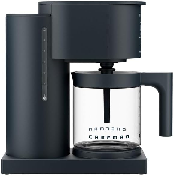 Chefman Caffeinator Drip 14-Cup Programmable Coffee Maker, Black