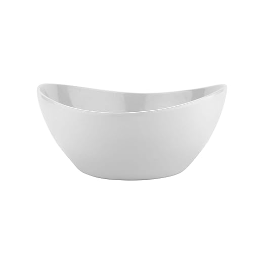 G.E.T. B-115-W Large Melamine Serving Bowl, 4 Quart, White