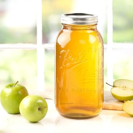 Ball Wide Mouth Glass Mason Jars with Lids and Bands, Used for Canning, Pickling, Juice, Jam, Jelly, Half Gallon Size 64 Ounce (Pack of 36)