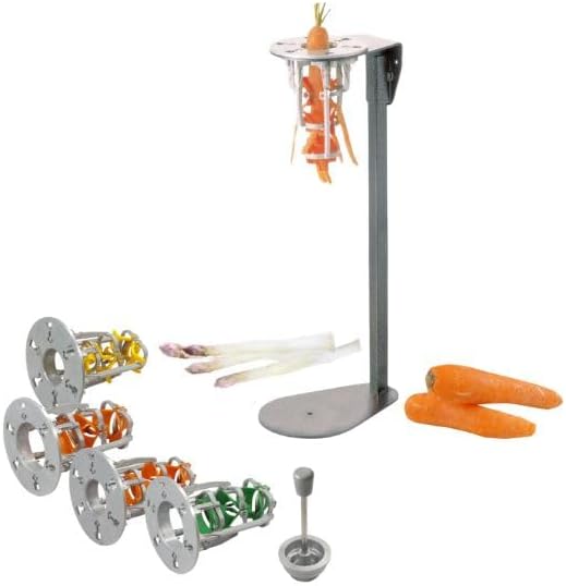 LOUIS TELLIER - Carrots Peeler on Stand - For Carrots up to Ø1.8 in - Stainless Steel Blade - High Efficiency