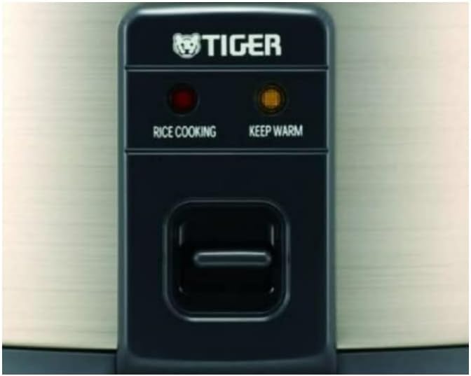 Tiger JNP-S55U 3-Cup Capacity White Rice Cooker with Non-Stick Inner Pot, Spatula and Measuring Cup, Keep Warm Setting Upto12 hours (Urban Satin)