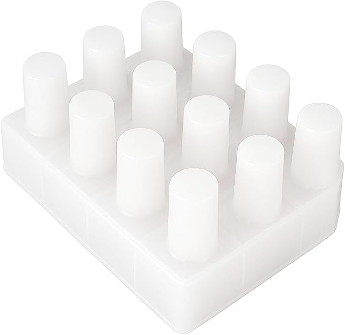 12-Cavity Ice Pop Gelatin Mold – Molde para Gelapaletas – 50 mL Popsicle Mold Tray – Plastic Frozen Gelatin Mold – Made in Mexico