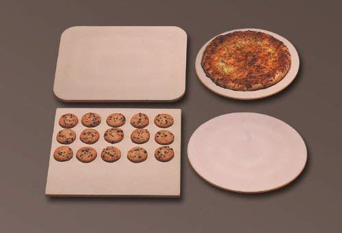 Pizza Baking Stone, 13" round, dishwasher safe, ceramic (Pack of 2)