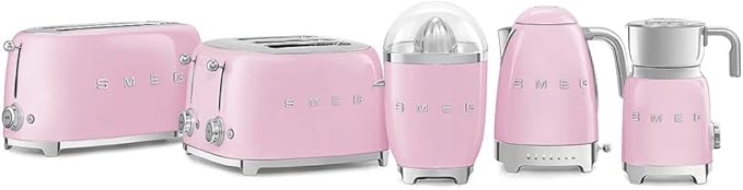 Smeg 50's Retro 4 - slice toaster (Pink)