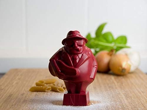 Al Dente Red – The Singing Floating Pasta Timer (2 Pack): Sings Different Tunes When Pasta is Ready at 3, 7, 9, and 11 Minutes, Boils with Any Pasta in The Pot, Floats in Cold & Hot Water