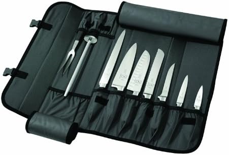 Mercer Culinary 10-Pocket Knife Case , Black