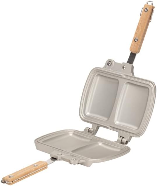Snow Peak Tramezzino Sandwich Maker, Stainless Steel, Rectangular, Polished