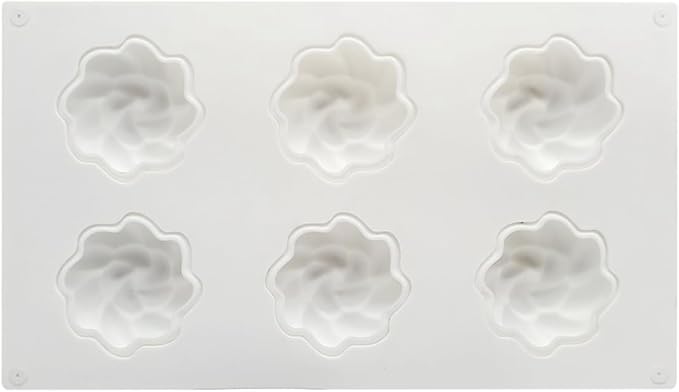 Silicone Mold for Baking Cakes,Soap Molds,Flower Shape Silicone Molds for Homemade French Dessert Mold for Pastry Chocolate,Jelly Chocolate Mold ＆ Ice Cube Tray (H_ Flower)