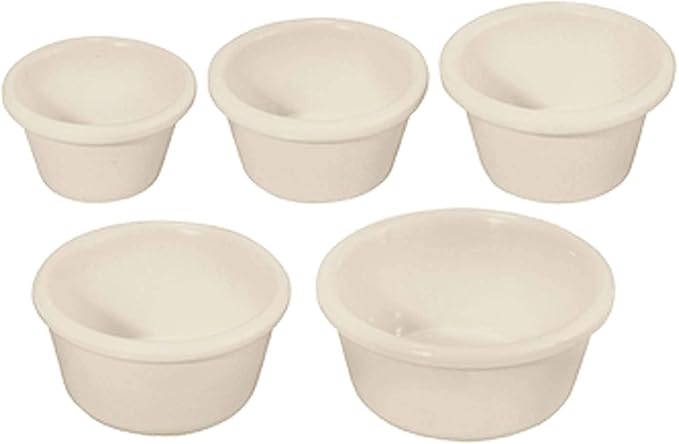 Winco Plain Ramekins, 2-Ounce, White,Medium