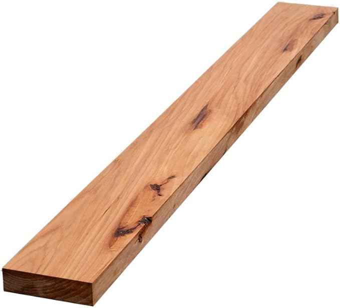 Quicklock RTA (Ready-to-Assemble) 42" Tall Wall Kitchen Cabinets - Shaker Style | 100% Hardwood | Made in America | Soft Close Hardware (Rustic Hickory, .75"X3"X42" Filler)