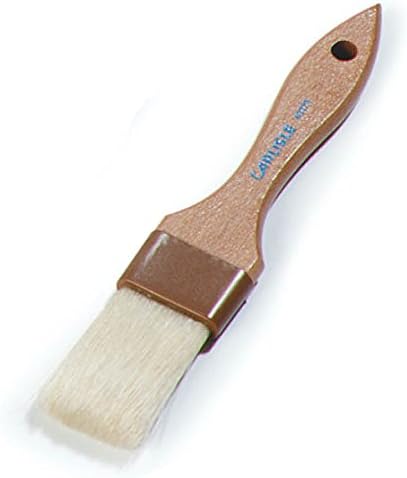 SPARTA Chef Series Basting Brush, Flat Boar Bristle Pastry Brush for Cooking and Baking, 1.5" Wide, 12 Count