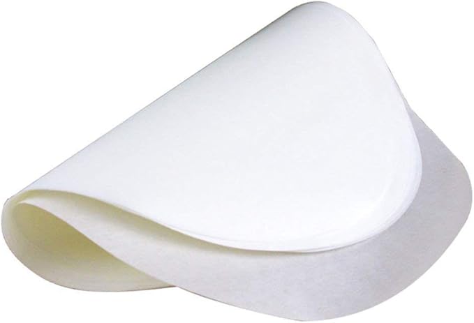 Fit Meal Prep [1000 Pack] 9 Inches Non-Stick Parchment Paper - Round White Baking Sheets, Wax Liners for Cake Pan, Steamer, Fryer and Oven, Cheesecakes, Pizza, Cookies, Meats, Vegetables