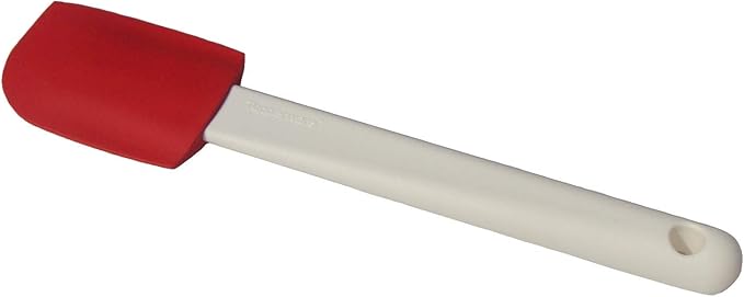 Tupperware Silicone Spatula Scraper Red and White