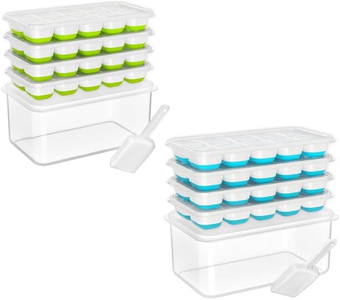 DOQAUS Ice Cube Trays 8 Pack