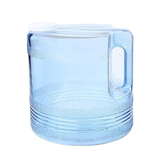 1 Gallon/ 4l Water Plastic Carafe for Distiller,Replacement Distilled Water Jug Compatible with Counter Top Water Distiller Filter (1, Blue Plastic, 4l)