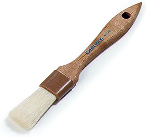 SPARTA Chef Series Basting Brush, Flat Boar Bristle Pastry Brush for Cooking and Baking, 1" Wide, 1 Count