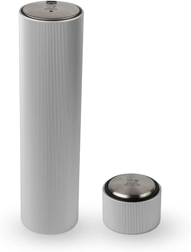 Peugeot Line Reverse Automatic Rechargable Electric Wine Opener/Corkscrew, Light Grey
