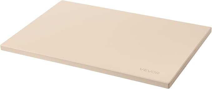 VEVOR Pizza Stone, 20 x 14 x 0.6 in Rectangular Cordierite Pizza Stone, 1450℉ Heat-Resistant Cook Stone, Extra Large Baking-Stone with Metal Peel, Scraper, for Kitchen Bake Oven, BBQ Grill