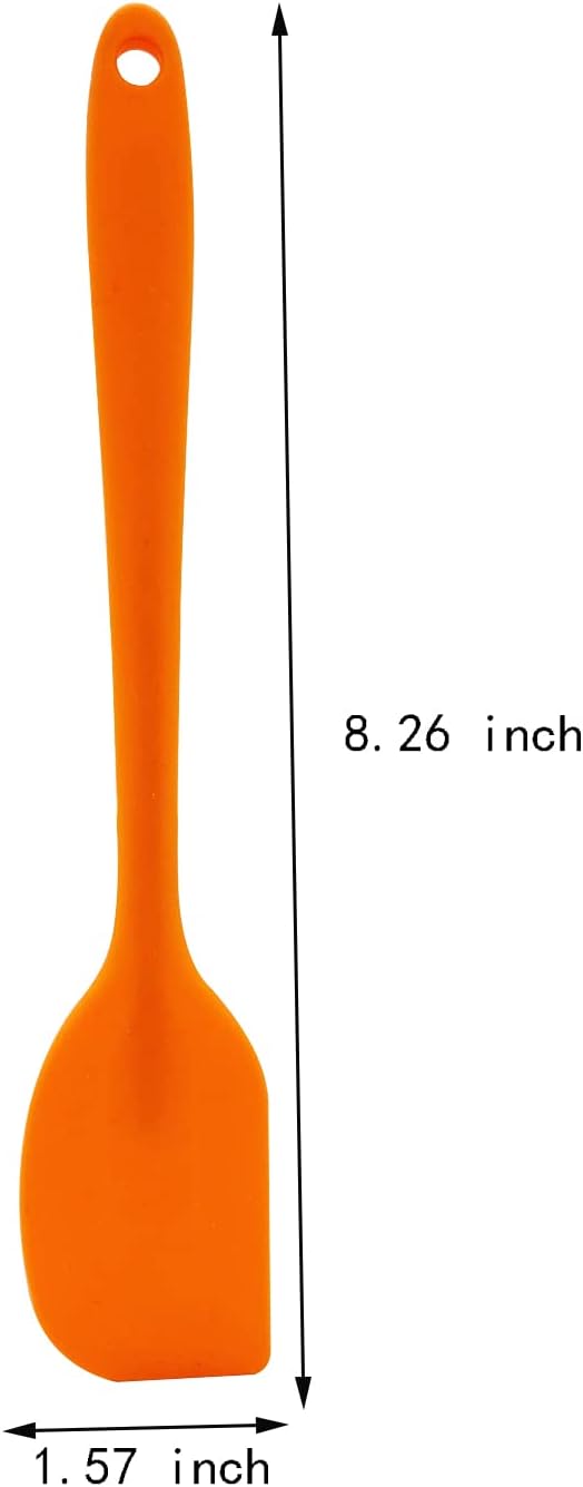 8 Pcs Silicone Spatulas, XYSMZM 8.3 inch Heat Resistant Non-Stick Rubber Spatula for Baking Cooking