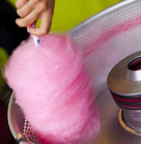 Concession Essentials Cotton Candy Cones- Pack of 100ct Cotton Candy Cones. White Paper Cones (White)