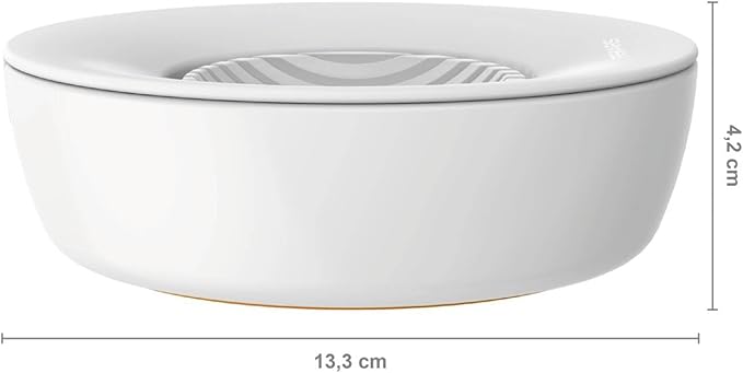 Fiskars Egg Slicer, Synthetic Material/Stainless Steel, 13.3 x 12 x 4.2 cm, Functional Form, White, 1016126