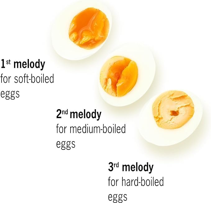 BeepEgg Basic Purple – Egg Timer for Boiling Eggs – Musical Egg Cooker for Soft, Medium, Hard Boiled Eggs – Food Safe – Singing Floating Egg Timer – Egg Cooker for 3 Levels of Doneness - Brainstream
