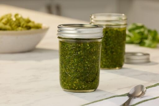 Ball Regular Mouth Mason Jars with Lids & Bands, Half Pint, 8-oz (2-Pack)