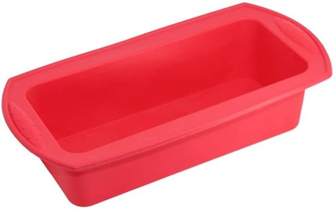 Cake Tin， Non-Stick Cake Mould, Baking ToolsBaking Mold,Cake Mould,Baking Baking Silicone Bread Loaf Cake Mold Non Stick Bakeware Baking Pan Oven Rectangle Mould Non Stick Skillet Pan Pans (Color : Gr