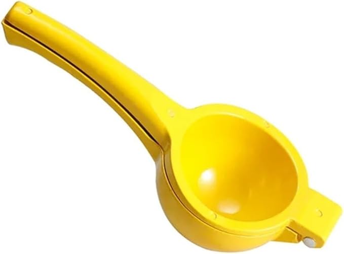 Home Manual Lemon Squeezer Aluminum Alloy Hand Pressed Citrus Orange Juicer Portable Kitchen Tool for Lime Lemon Home Use Yellow 1-5PCS(1pc)