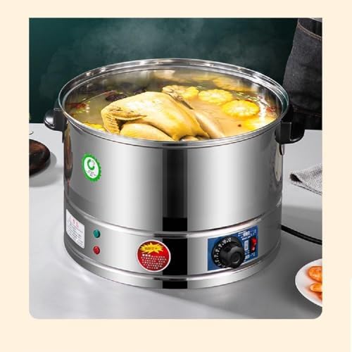 3-Tier Stainless Steel Electric Food Steamer, Automatic Heating, Ideal for Healthy Cooking, Meal Prep, and Quick Breakfasts - Perfect for Home Chefs