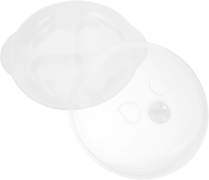 DOITOOL Heart Shape Microwave Egg Poacher Steamer Mold Egg Cooker Cookware Kitchen Specialty Cookware for Breakfast and Healthy Cooking