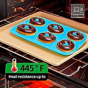 Silicone Donut Pans, Mini Silicone Baking Molds Donut Pans for Baking Tasty Donuts, Bagels, Cakecups and More (2-Blue)
