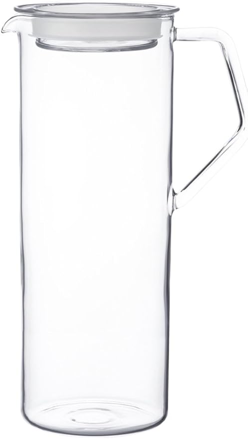 KINTO CAST 21677 Water Jug, 3.2 gal (1.2 L), Heat Resistant Glass, Microwave and Dishwasher Safe, Gift