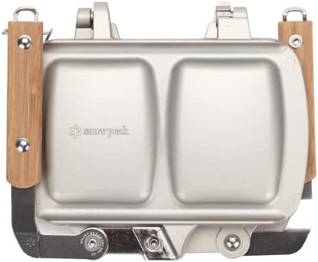 Snow Peak Tramezzino Sandwich Maker, Stainless Steel, Rectangular, Polished