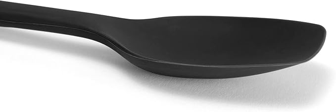 Misen Spoontula - Dishwasher Safe, Heat resistance, Nonstick Safe - Professional-Grade Versatile Kitchen Tool for Stirring, Spponging, Folding and Flipping - 4 Tools in One - Built to Last - Black