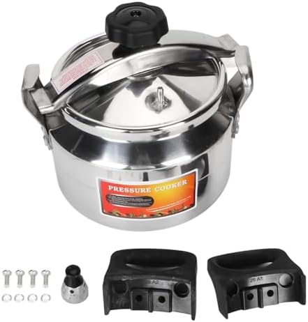 Pressure Cooker, Explosion Proof Stovetop Pressure Cooker with Double Bottom Canning Pot for Gas Stove Induction Cooker (3L)
